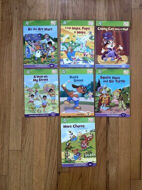 Lot of 7 Leap Frog Tag Reader Books